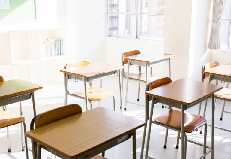 empty school desks